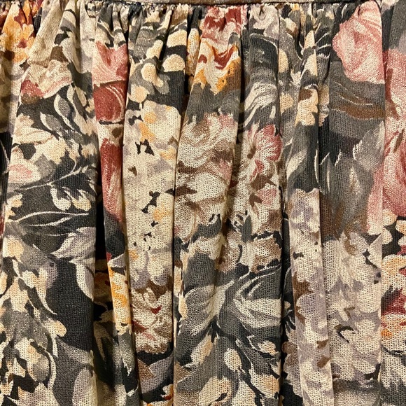 Vintage Floral Skirt Mr Beau by RL Davis 70s - Picture 4 of 10